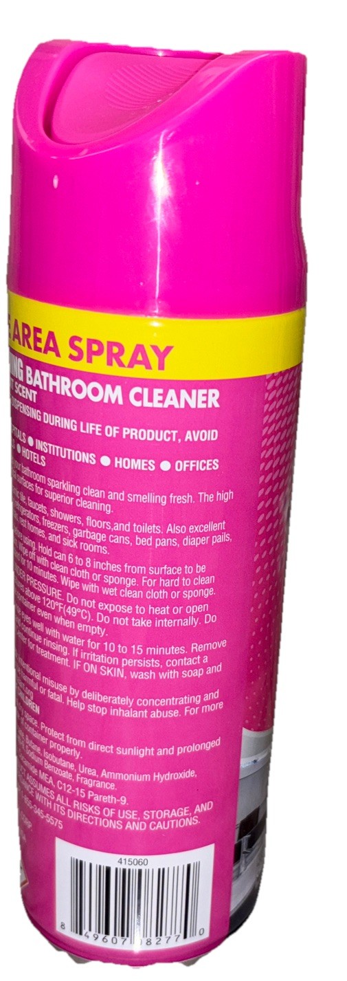 Homebright Power Foaming Bathroom Cleaner 10oz Pink Grapefruit Scent-NEW-SHIP24H