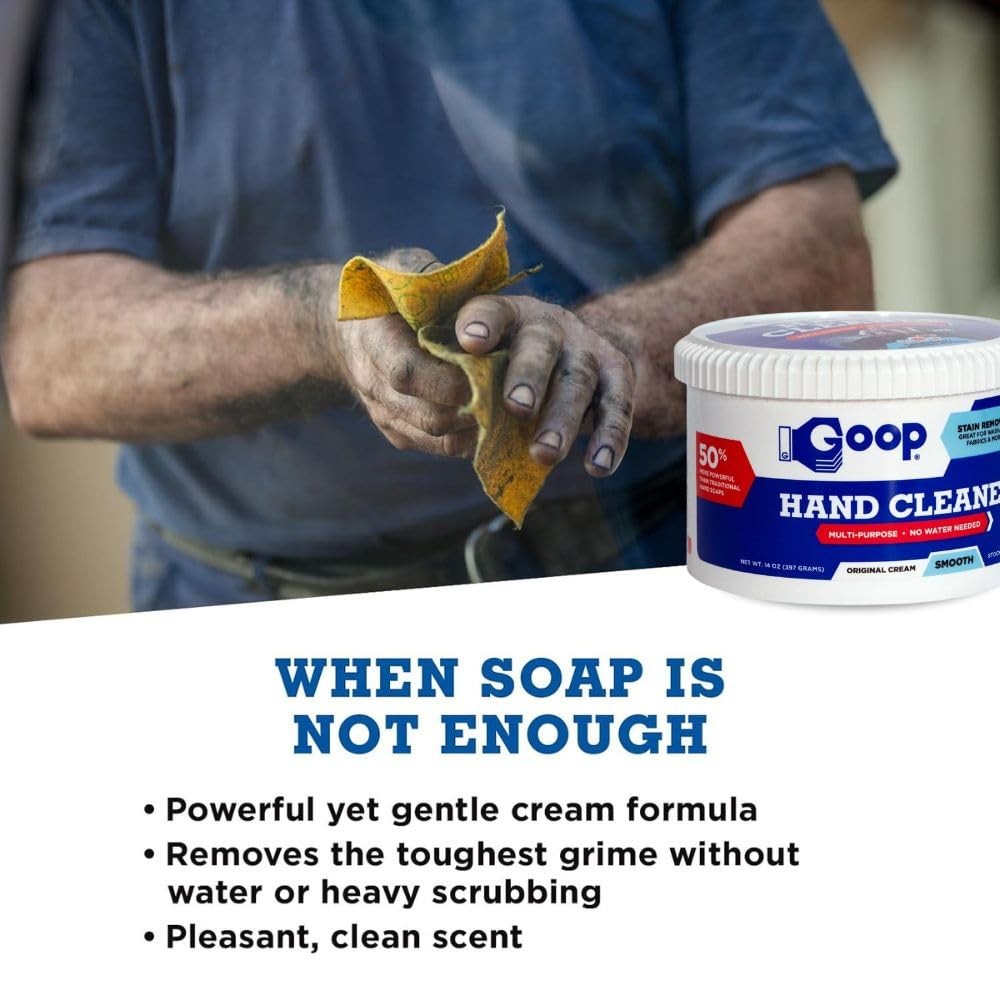 Multi-Purpose Hand Cleaner- Waterless Hand Degreaser, Laundry Stain Remover -…