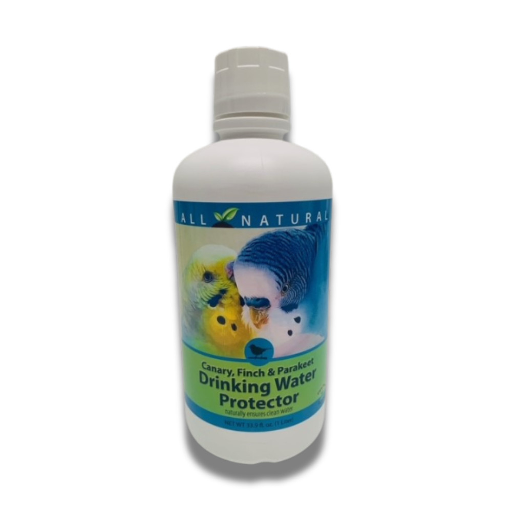 Pet Bird Drinking Water Protector | Keeps Water Fresh & Slime-Free | 16 oz & 33.