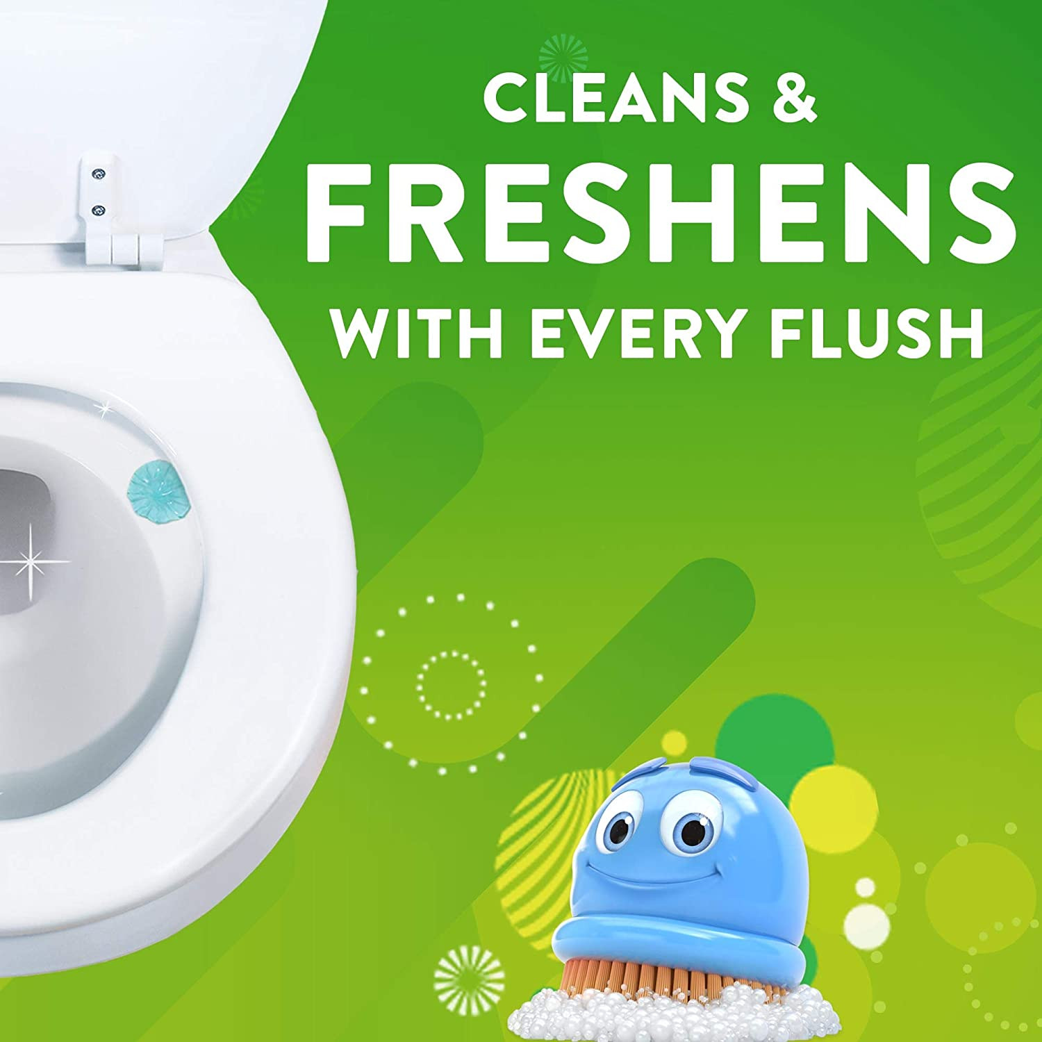 Fresh Gel Toilet Bowl Cleaning Stamps, Helps Keep Toilet Clean and Helps Prevent