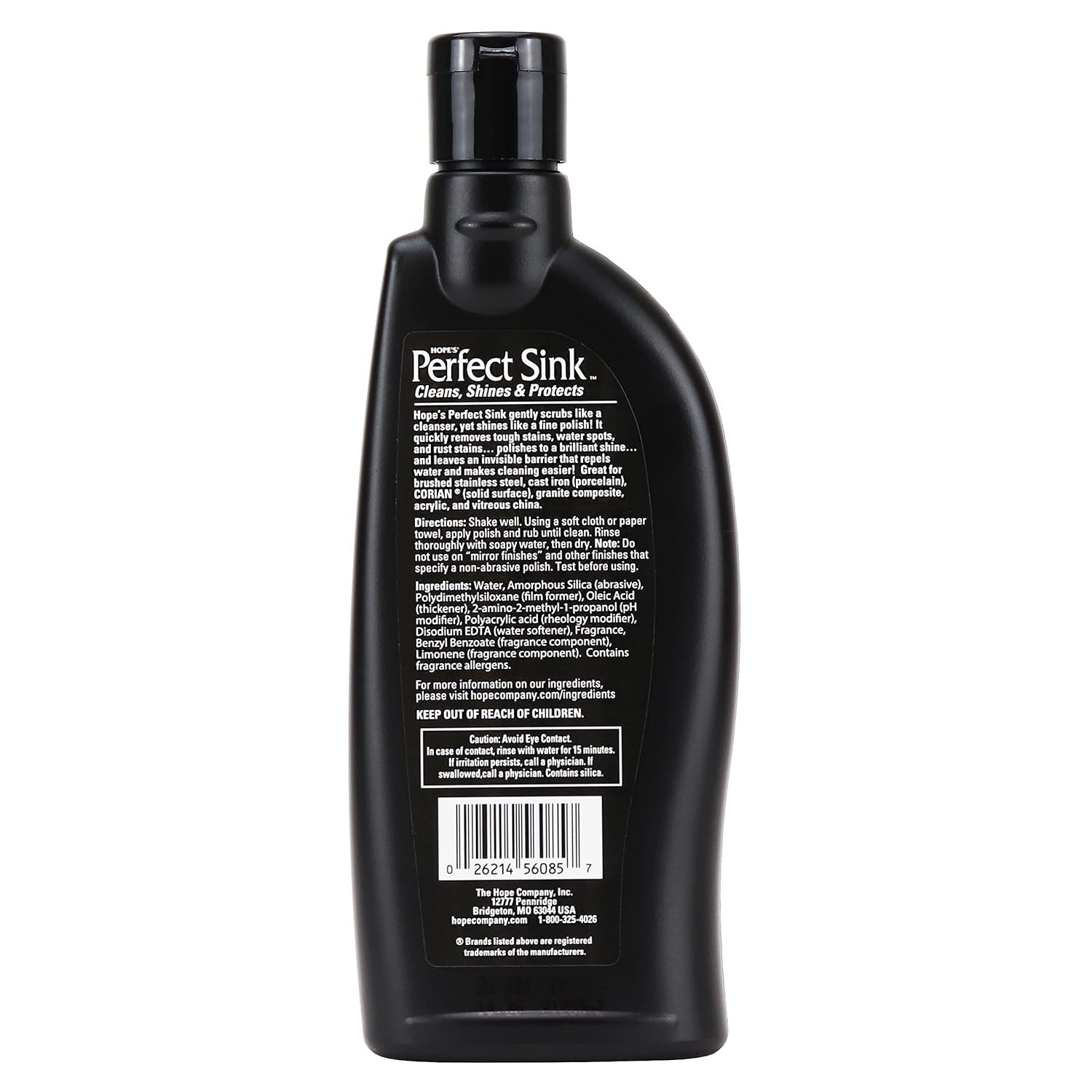 Stainless Steel Sink Cleaner Polish Restorative Water Repellant Removes Rust