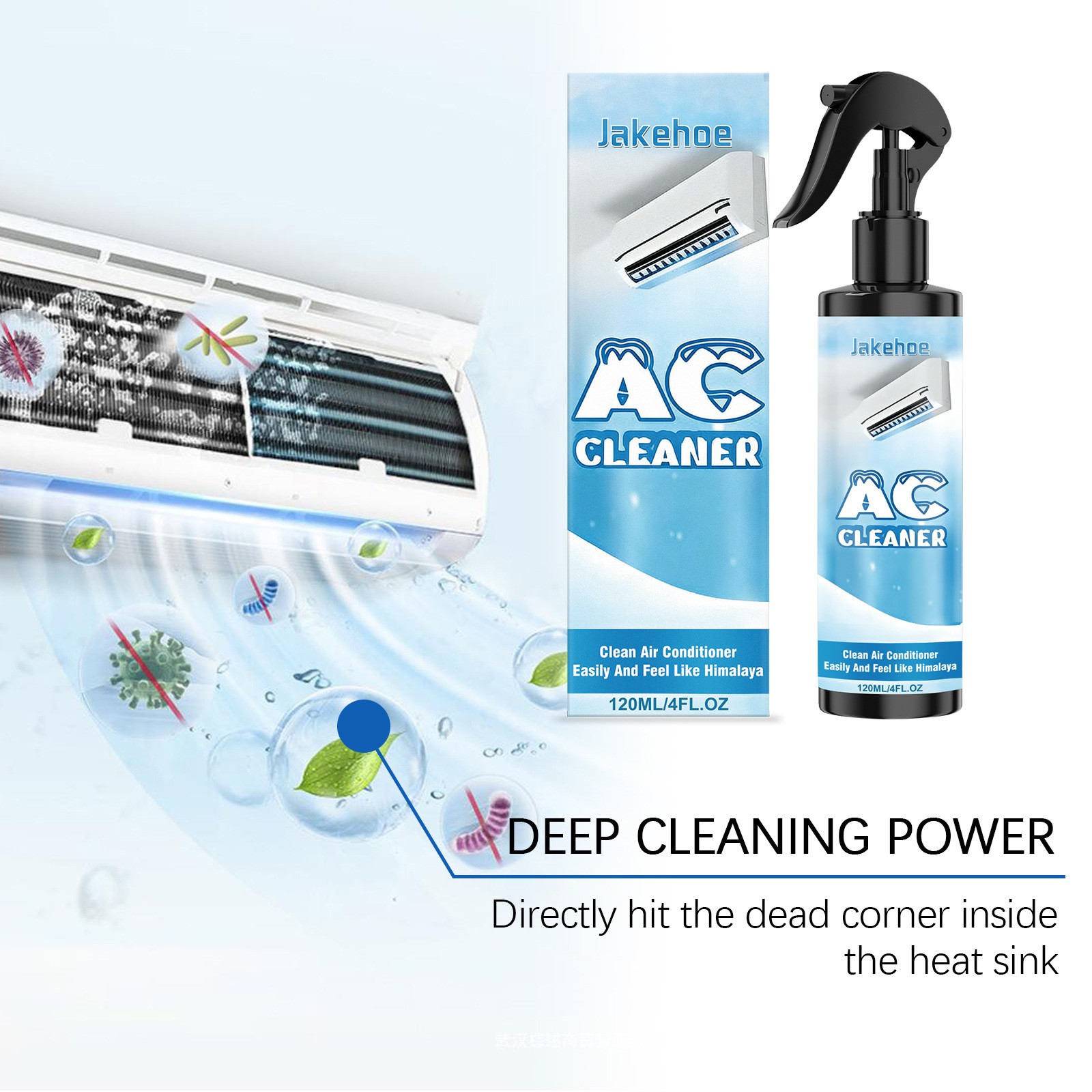 Air Conditioner Cleaner Spray – Grease & Dust Remover for AC Coils & Filters