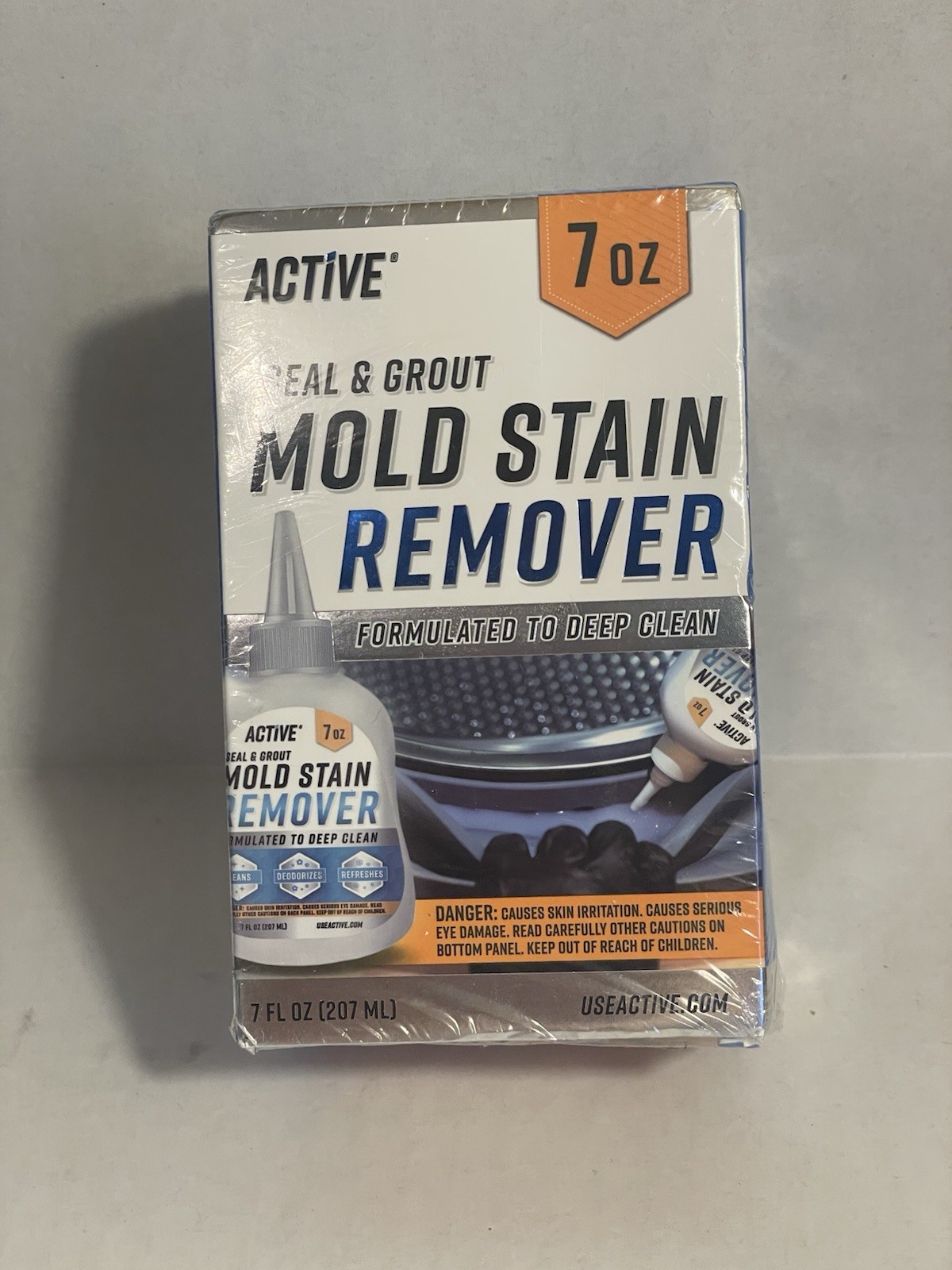 Active Mold Stain Remover Seal Grout Deep Clean 7oz – Deodorizes