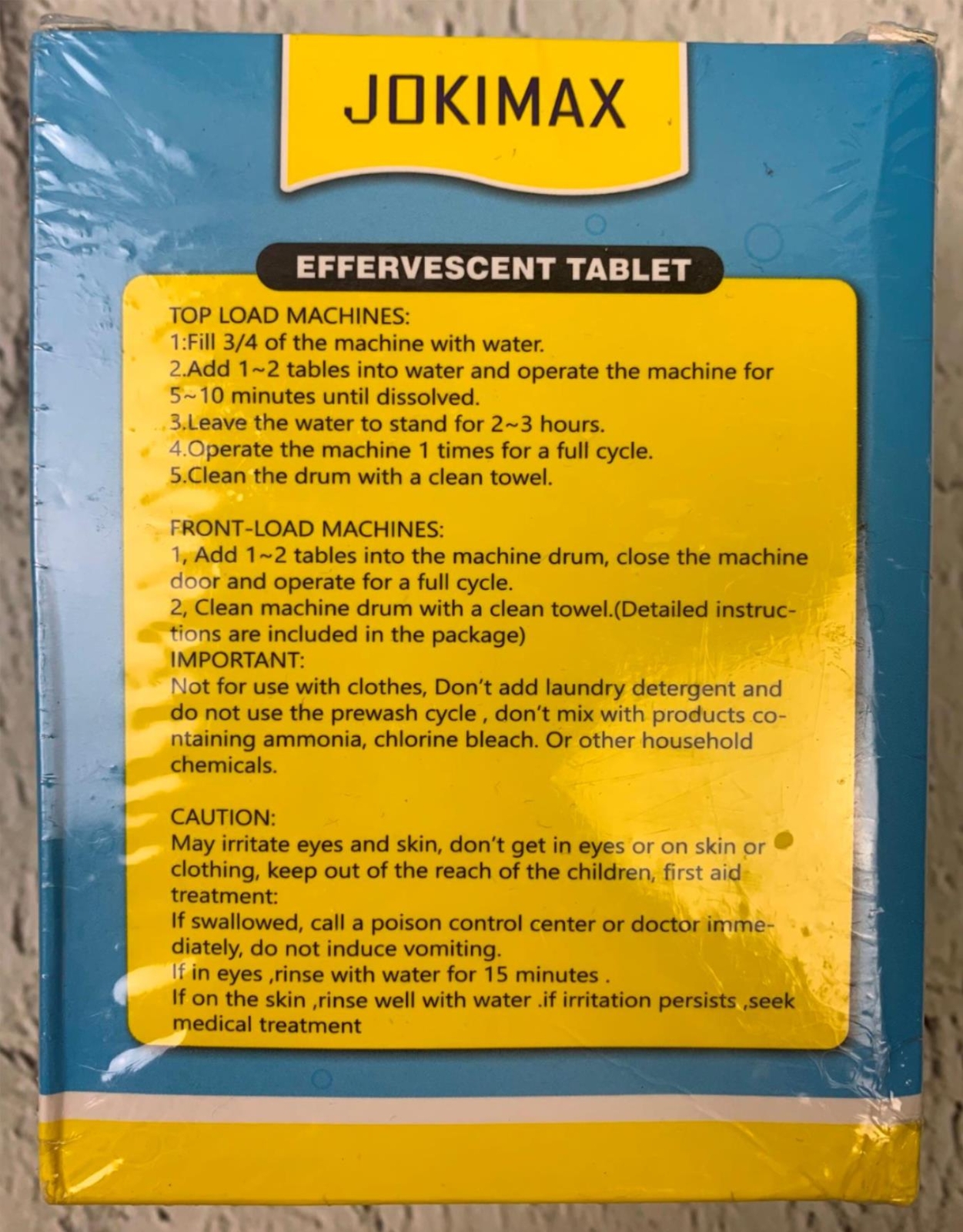 Washing Machine Deep Cleaner Tablets Solid Washer Cleaning Tablet 32 Count