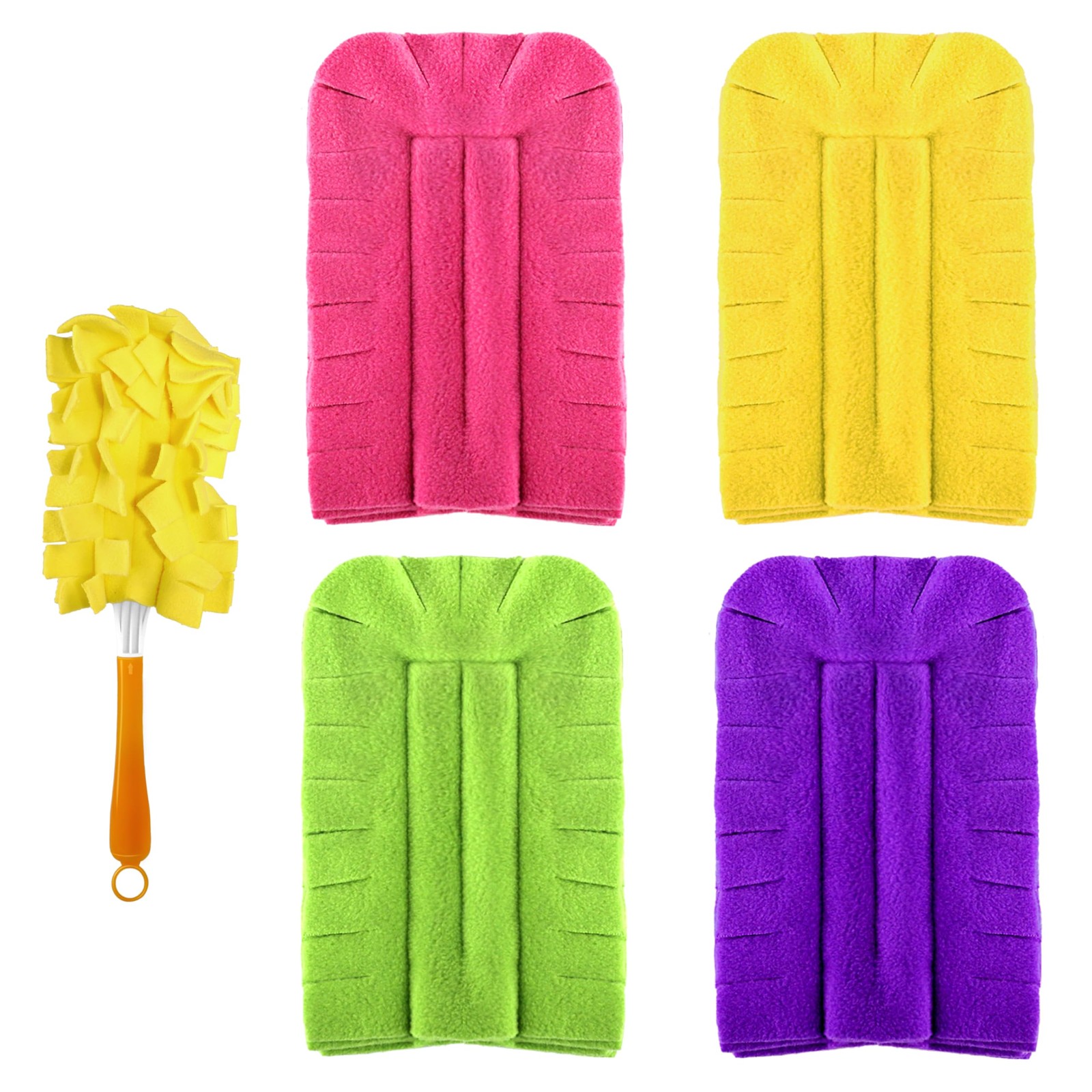 Reusable Duster Refill Compitable with Swiffer – Washable Heavy Duty Dusters