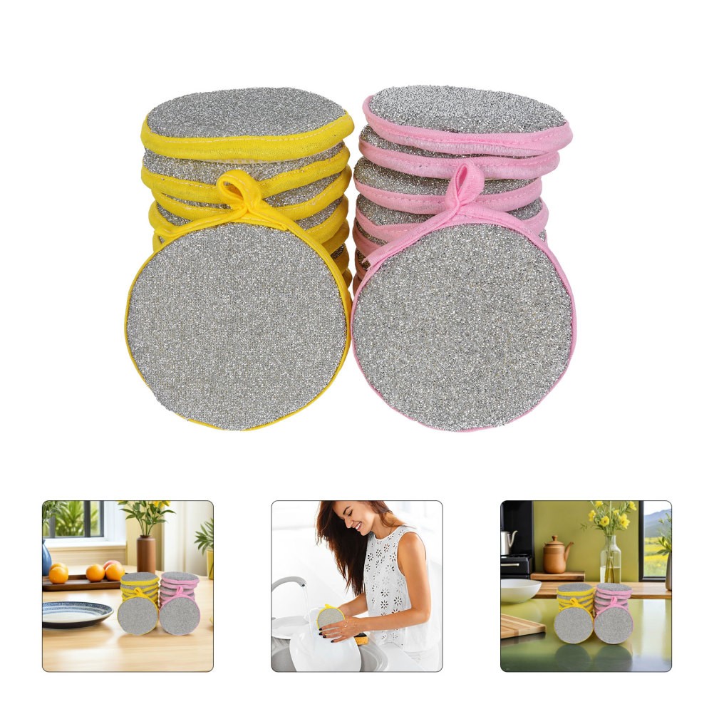 20 PCS Double Sided Reusable Kitchen Sponge Dish Sponges for Washing Dishes