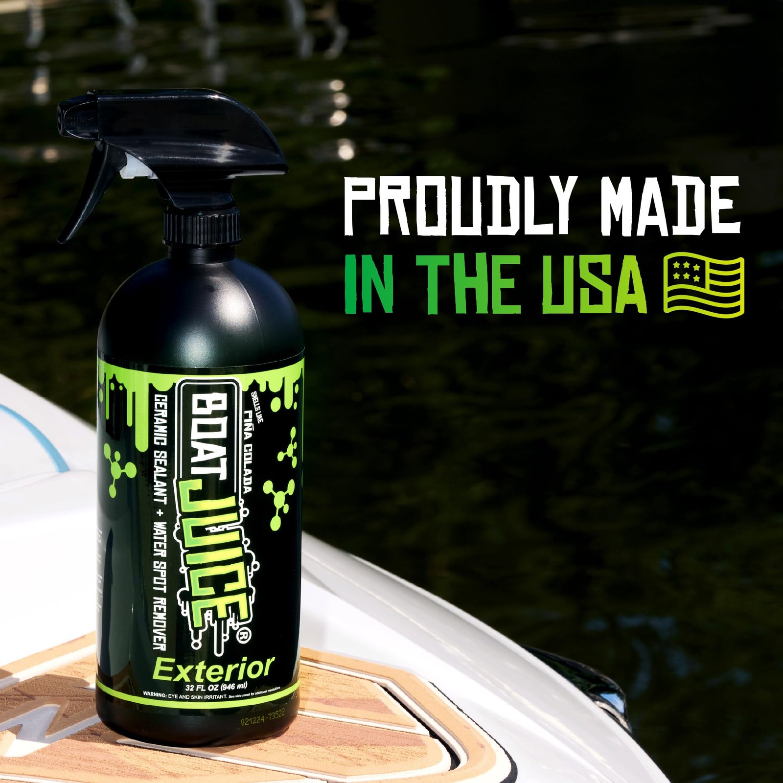 Boat Juice 2in1 Exterior Boat Cleaner & Protectant Spray | Water Spot Remover…