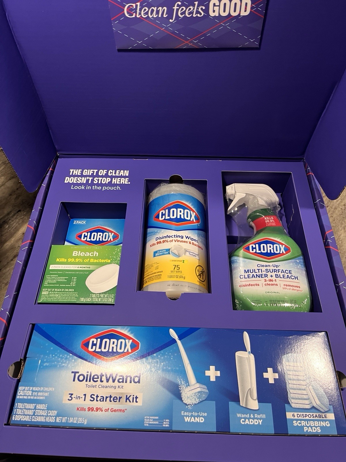Clorox Gift To Clean- Free Two Hours Of Clean Limited Edition SHIPS TODAY