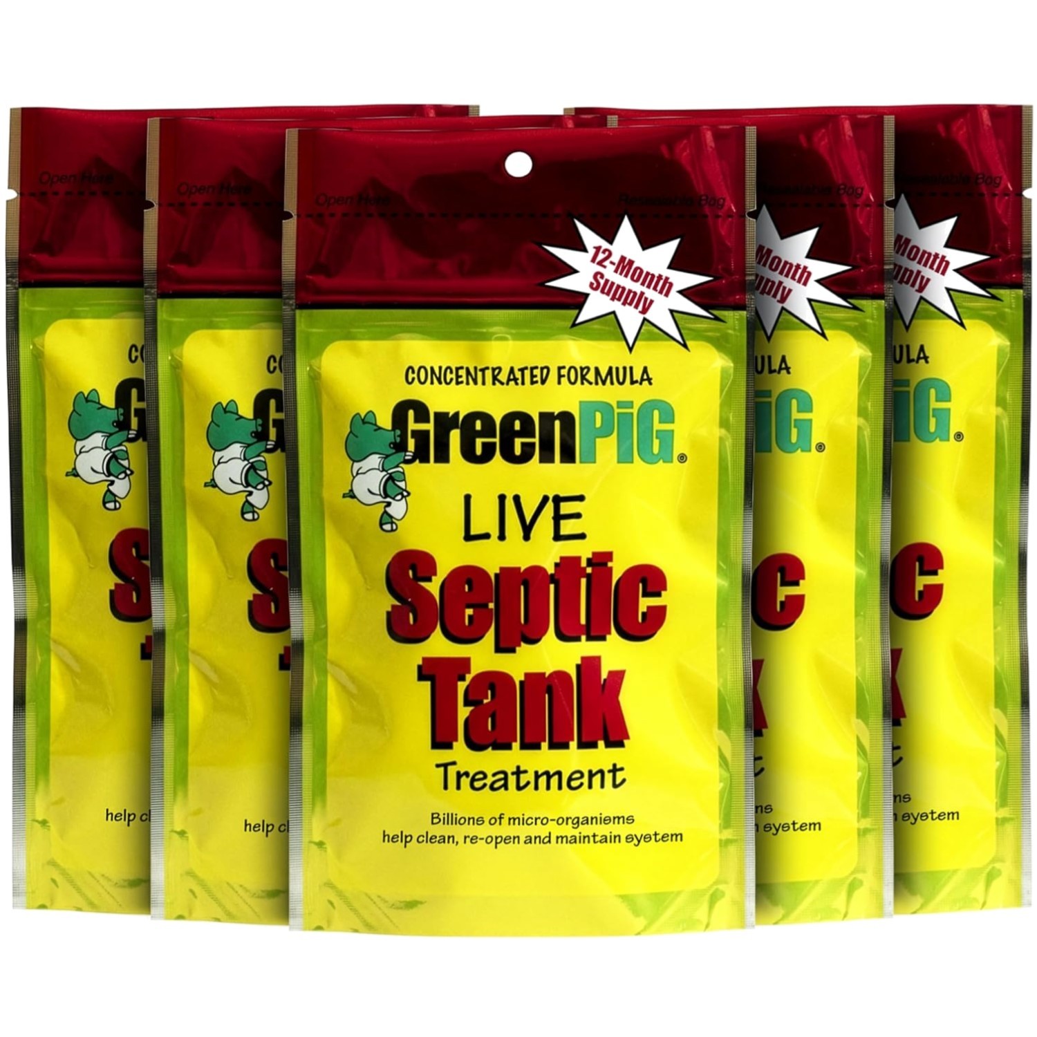 Septic-Safe Enzyme Treatment – Preventative 5- Supply