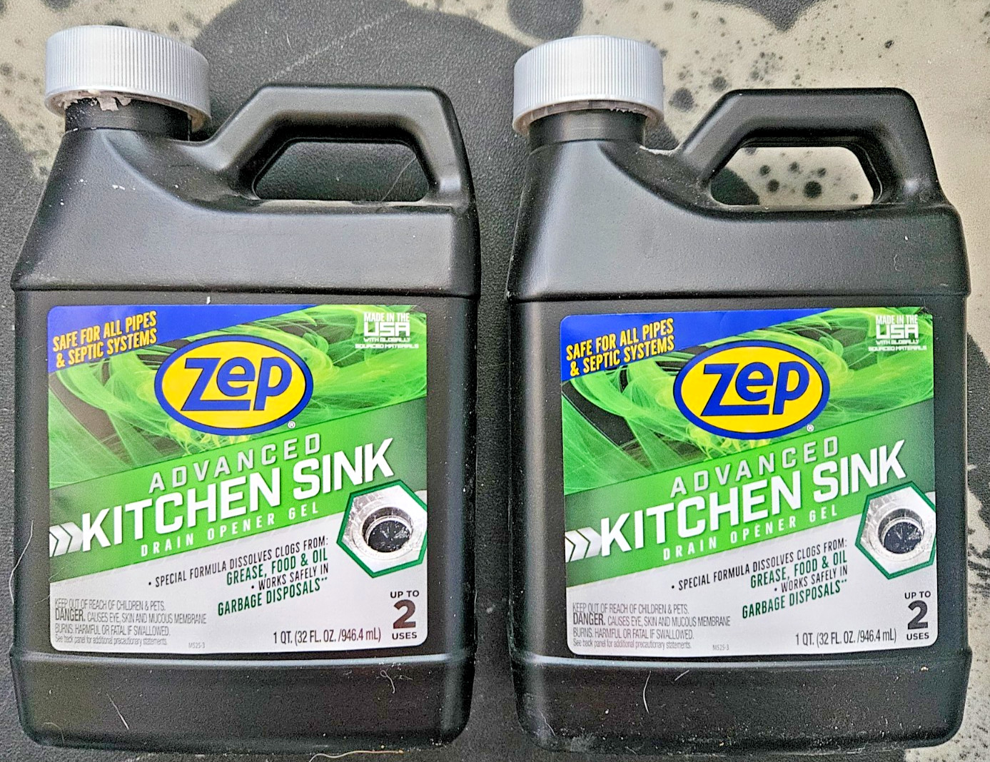 ZEP 32 oz. Advanced Kitchen Sink Drain Opener 2 Pack