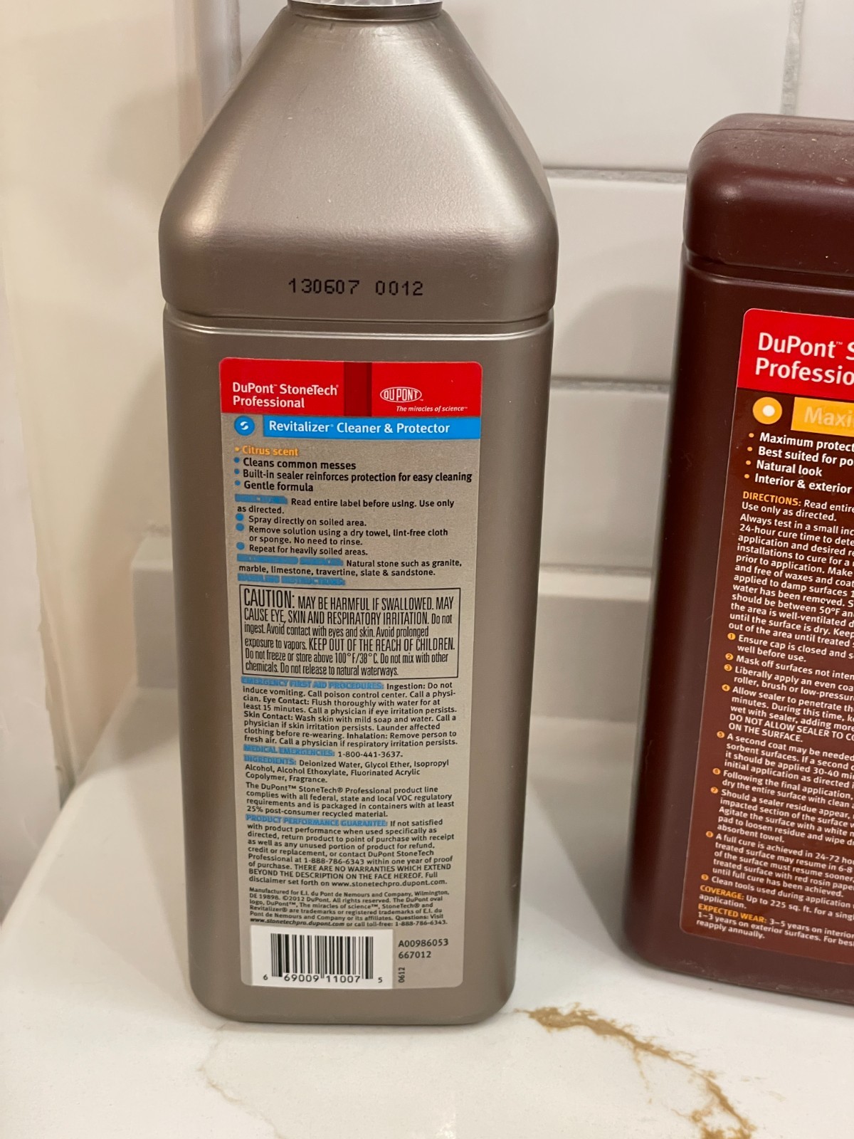 DuPont StoneTech BulletProof Stone Countertop Sealer & Revitalizer Used READ