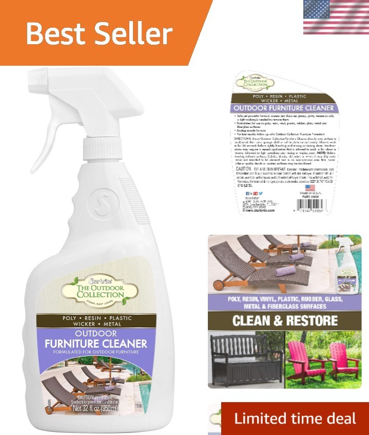 Effective 32 OZ Outdoor Collection Cleaner – All-Surface & Eco-Friendly Spray
