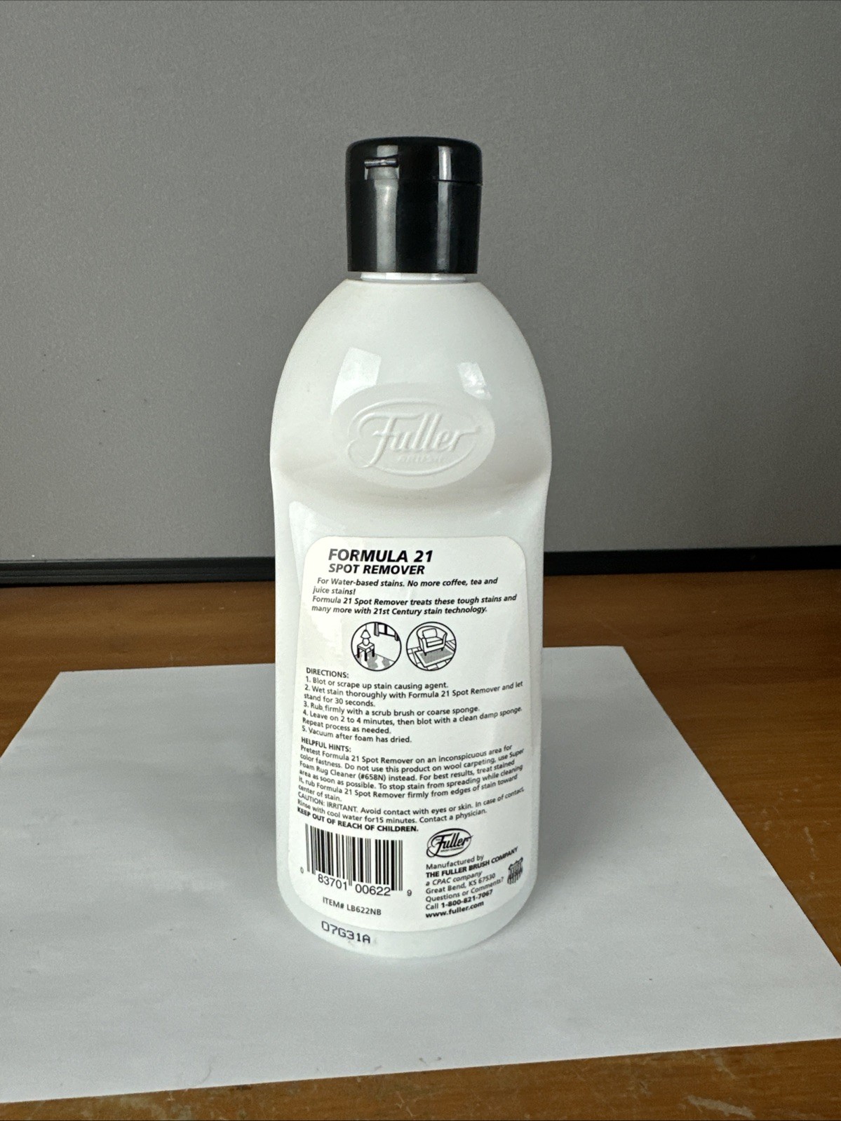 Formula 21 Spot Remover The Fuller Brush Company 16 Oz