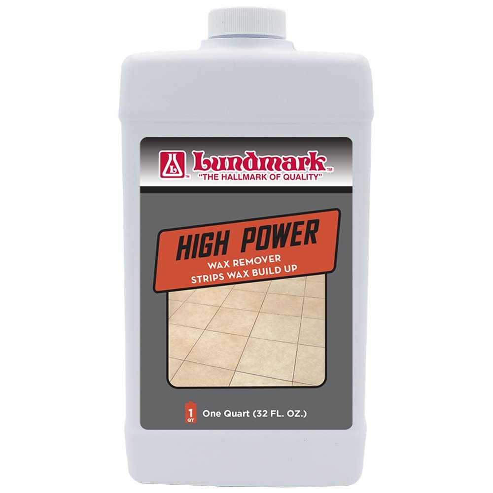 Lundmark High Power Wax Remover, Commercial Strength Floor Wax Stripper, 32-O…