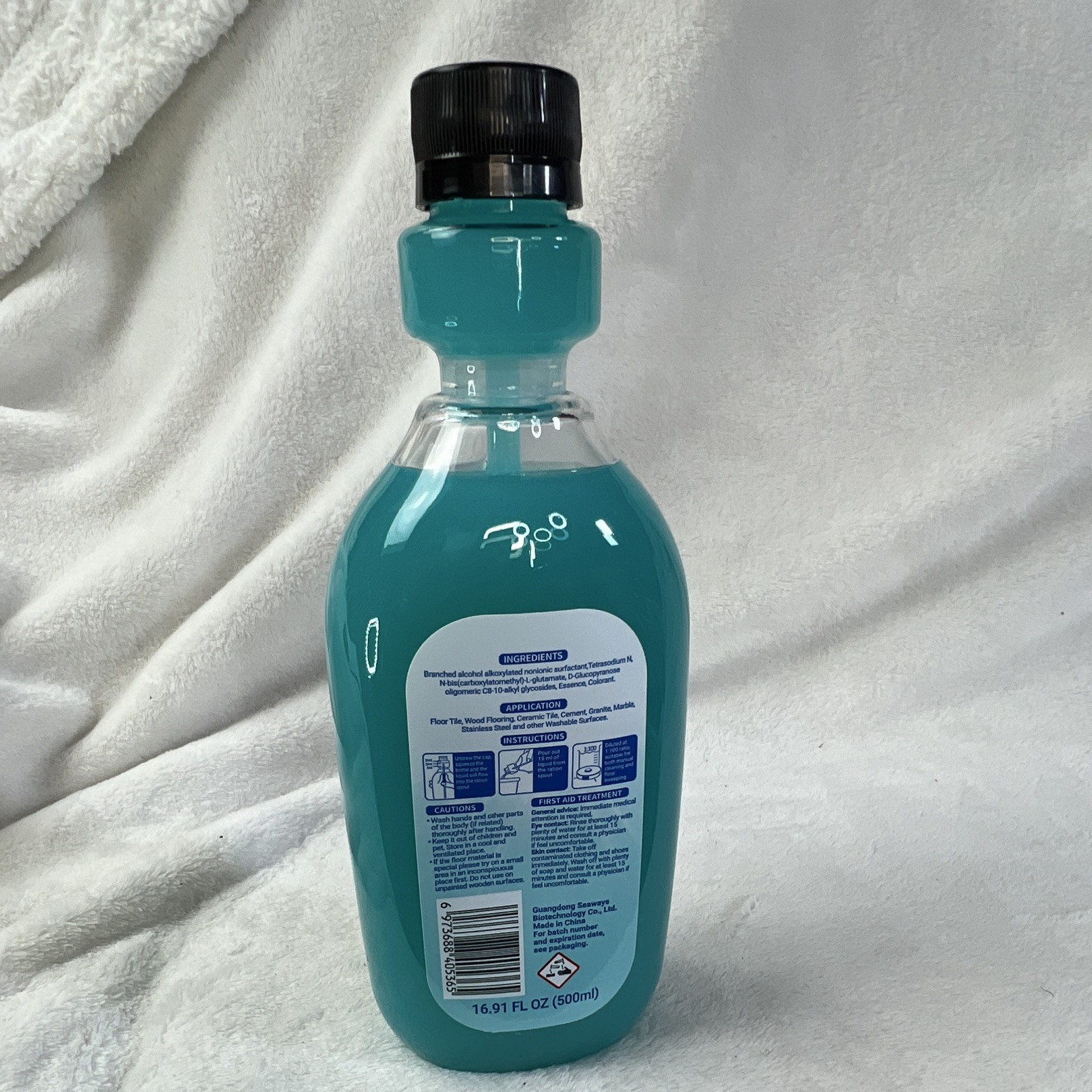 Seaways Plant Based Floor Cleaner Liquid, Citronella Scent 16.91 fl oz