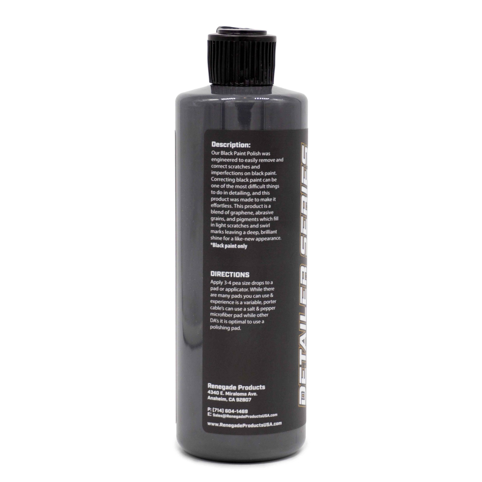 Graphene + Ceramic Black Paint Polish – 16 oz