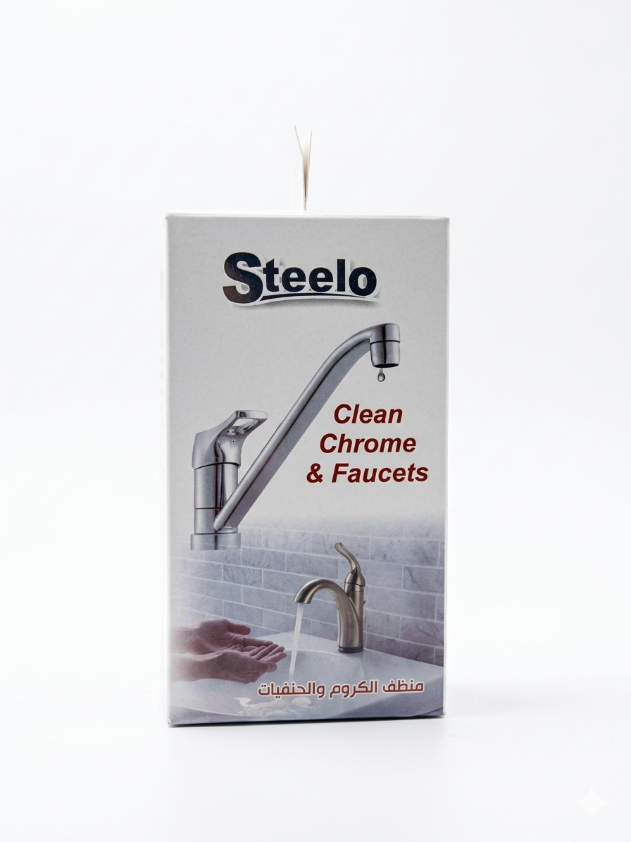 STEELO Home Appliance CLEANER & Descaler for Washing Machine, Iron & Chrome