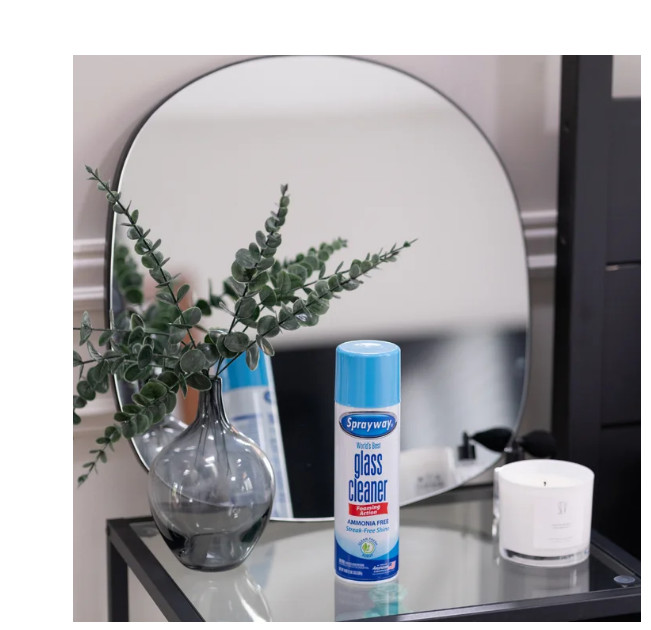 Sprayway Glass Cleaner Foaming Aerosol Spray, 19 oz. 2-Pack Free Shipping