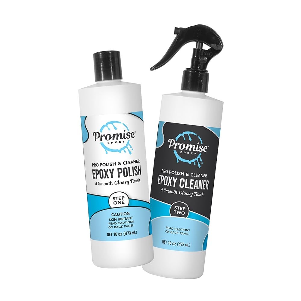 32 Ounce Kit of Pro Polish 16oz and Cleaner 16oz, Specially Formulated for Ep…