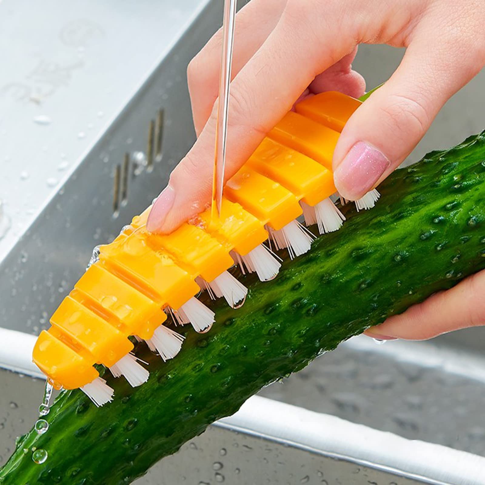 Flexible Vegetable Brush Fruit And Vegetable Brushes Vegetable/fruit Peeler With