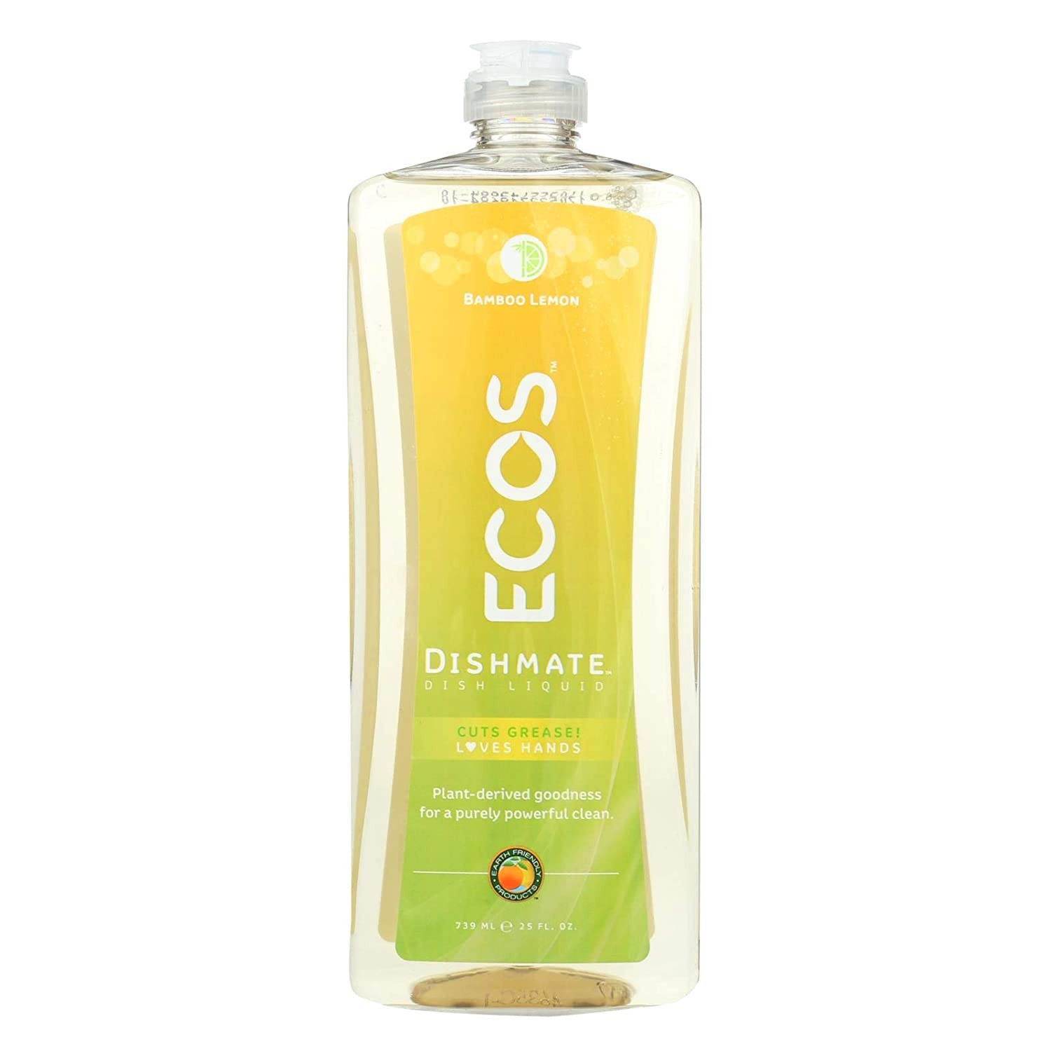 Earth Friendly ECOS Dishmate Dish Liquid Bamboo Lemon 25 fl. oz.