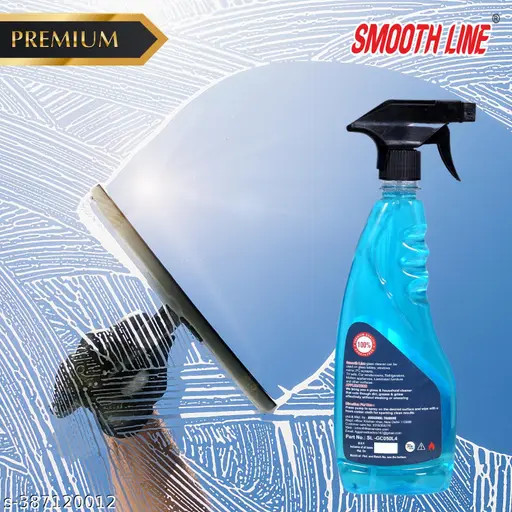 New Premium Blue Glass Cleaner – 500ml, Single Pack, Streak-Free Formula, 10×3.5