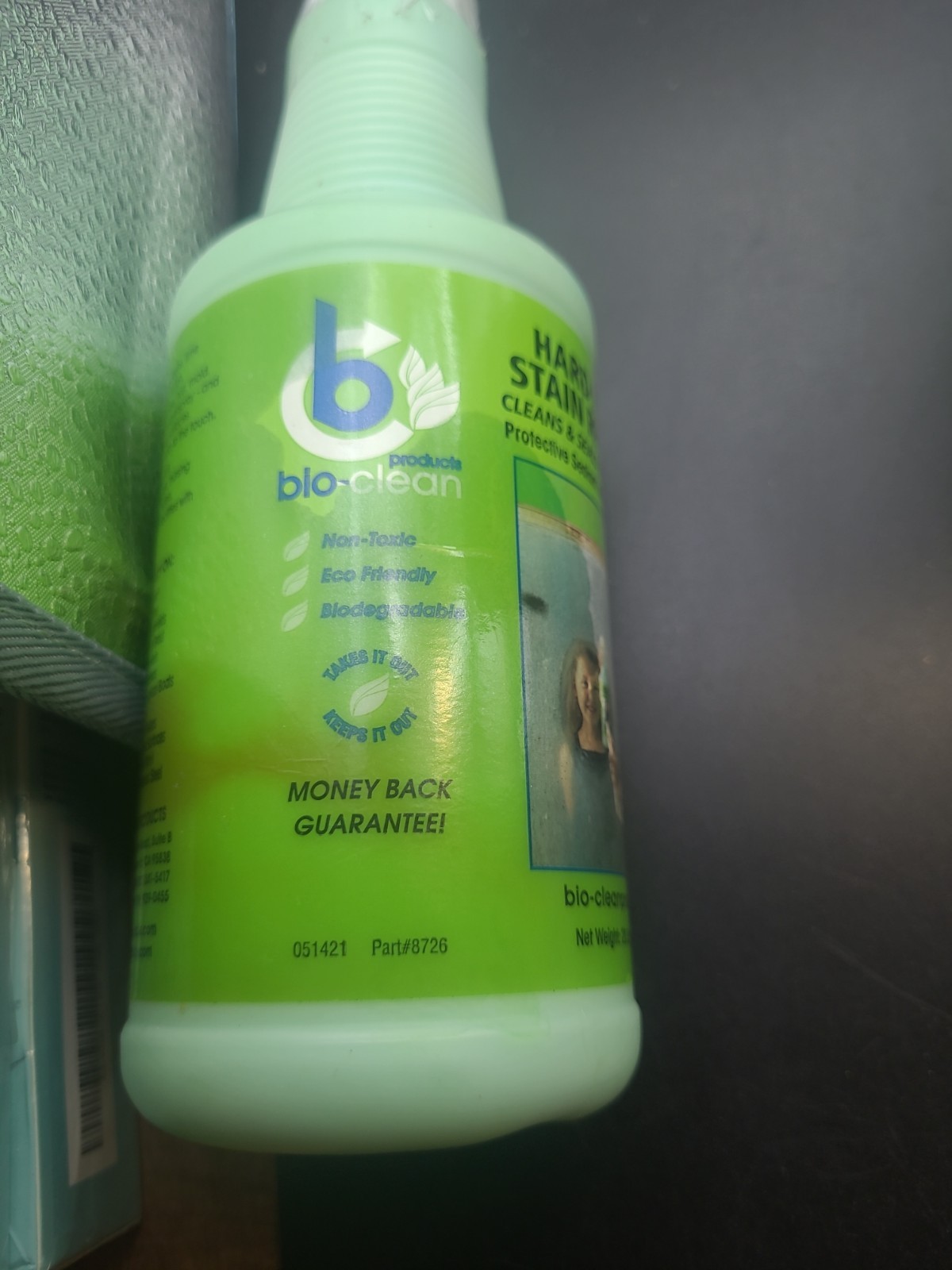 2 X Bioclean Hard Water Stain Remover 20.3 Oz. & 40 Oz. Bottles THE GREEN STUFF