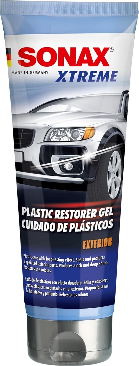 8.45 fl oz Plastic Restorer Gel – Safe for All Colors, Deep Shine & Protection