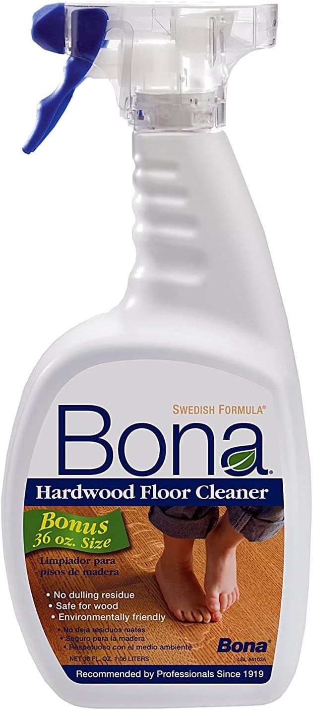 Hardwood Floor Spray Cleaner, 36 oz – No Dulling Residue & Safe for Wood