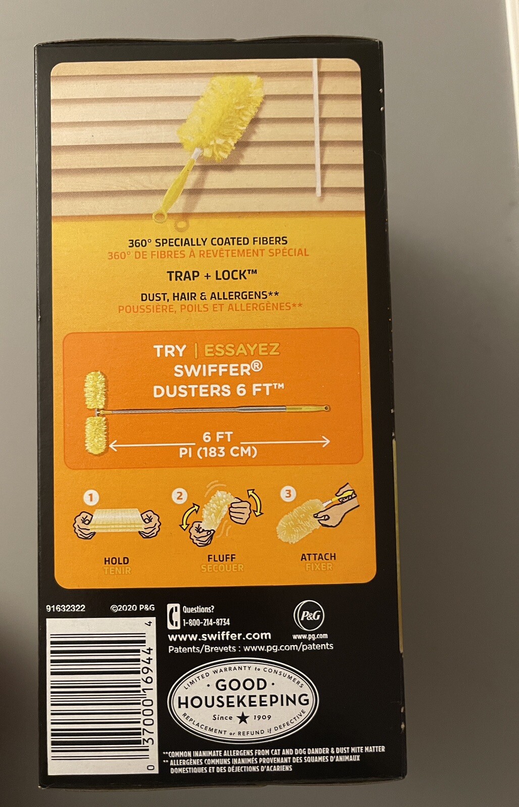 1 – Swiffer 360 Heavy Duty Dusters Microfiber Heavy Duty Duster Refill 6 pk