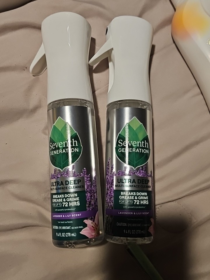 Seventh Generation Ultra Deep Multi-Surface Cleaner Spray, 9.4oz (pack of 2)
