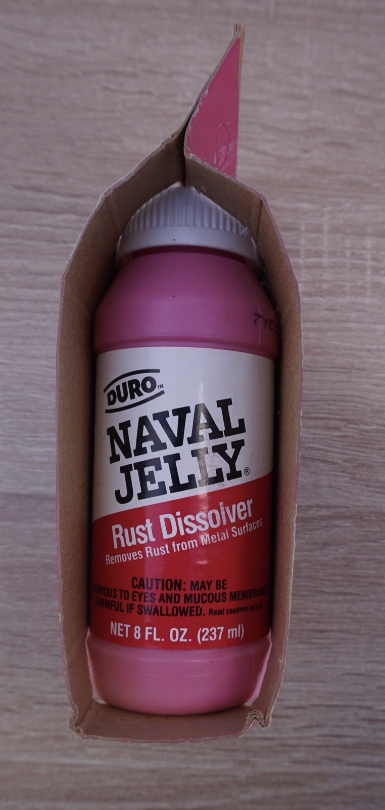 Duro Rust Dissolver Gel for Metal Surfaces 8 fl oz (237 ml) NJ-1