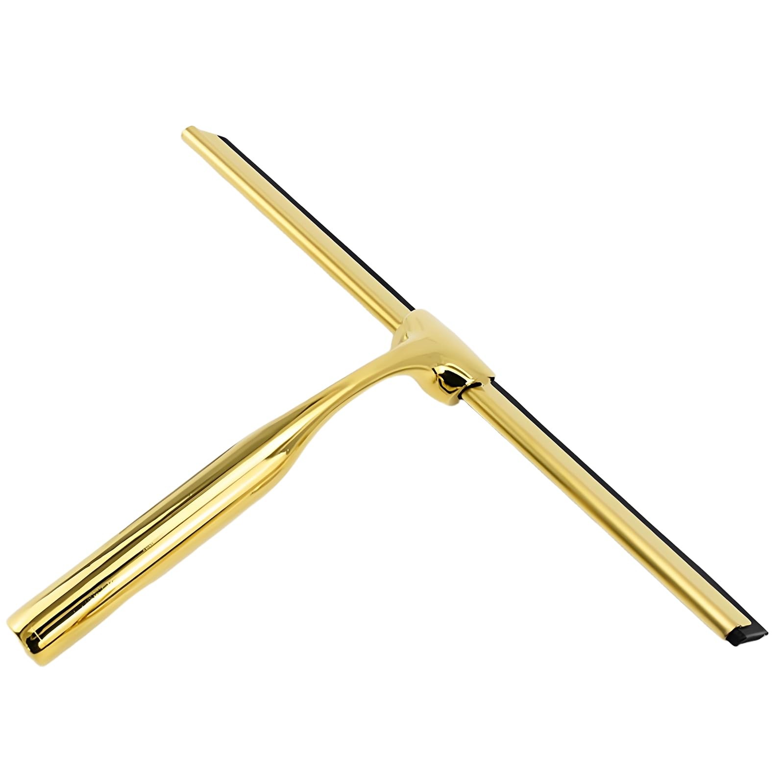 Squeegee for Shower Glass Door, All-Purpose Stainless Steel Squeegee with Adh…