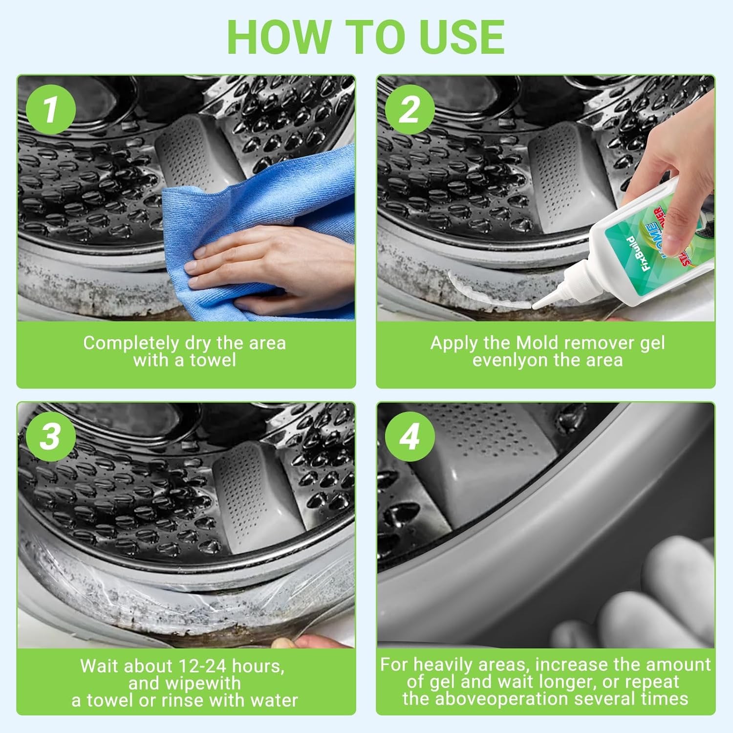 Home Remover Gel Heavy Duty Stain Cleaner Multi-Purpose Cleaner Applied to