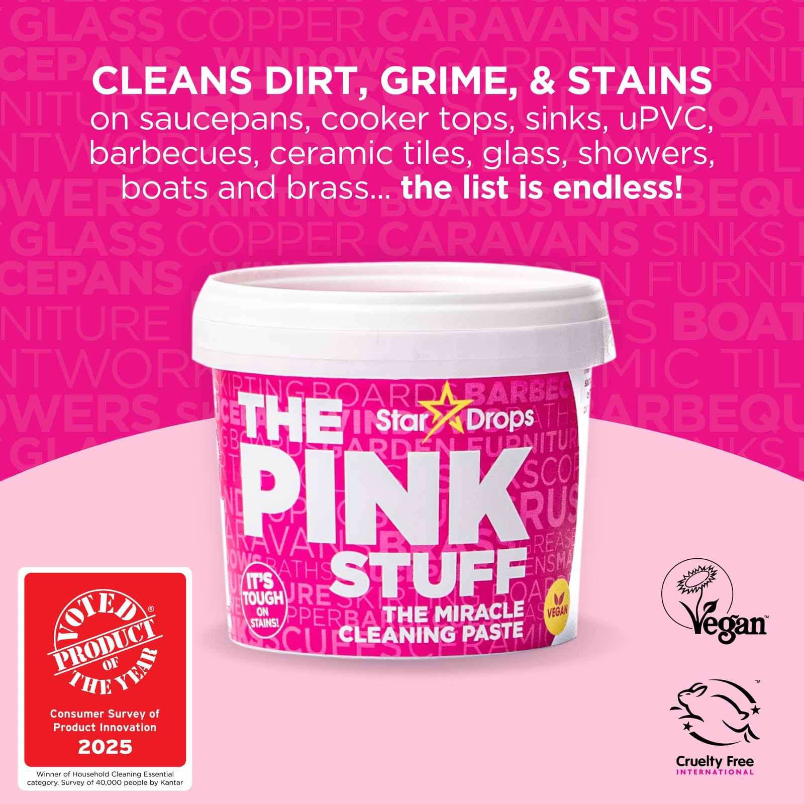 – The Pink Stuff – Pasta Limpiadora Multiuso The Miracle