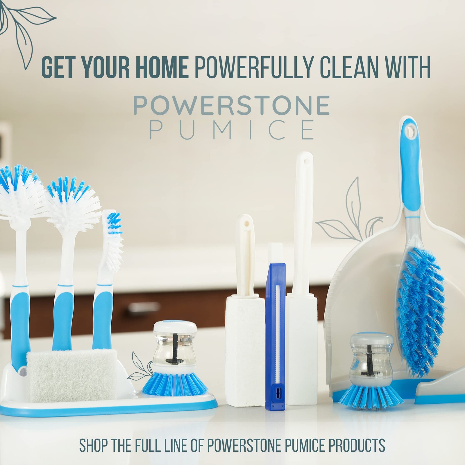 Powerstone Pumice Stone Toilet Bowl Cleaner with Handle (2-pack) – A Reliable an