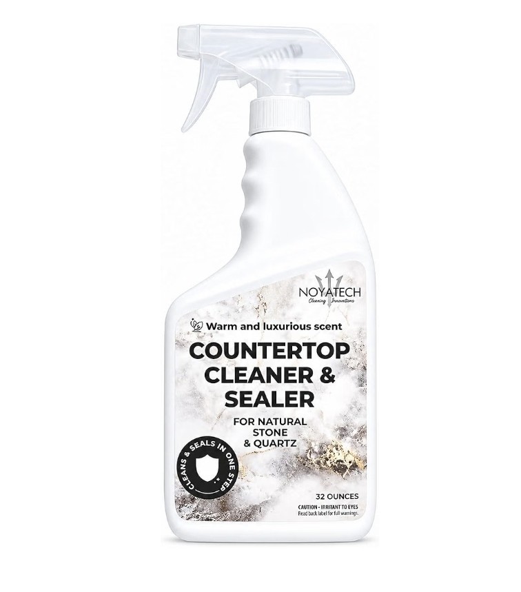 NOYATECH Countertop Cleaner & Sealer Spray for Granite, Marble & Quartz