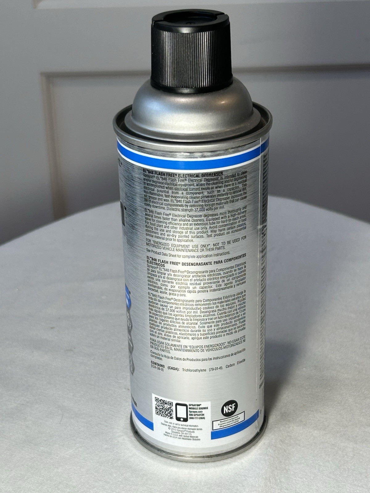 SPRAYON Flash Free Electrical Degreaser~EL848~Order # S00848000~13 oz~Brand New