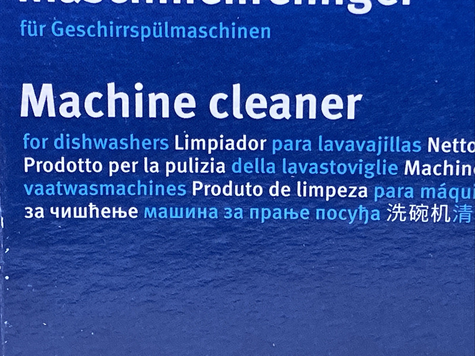Bosch Dishwasher Machine Cleaner Descaler Degreaser 4-Pack Damaged Box
