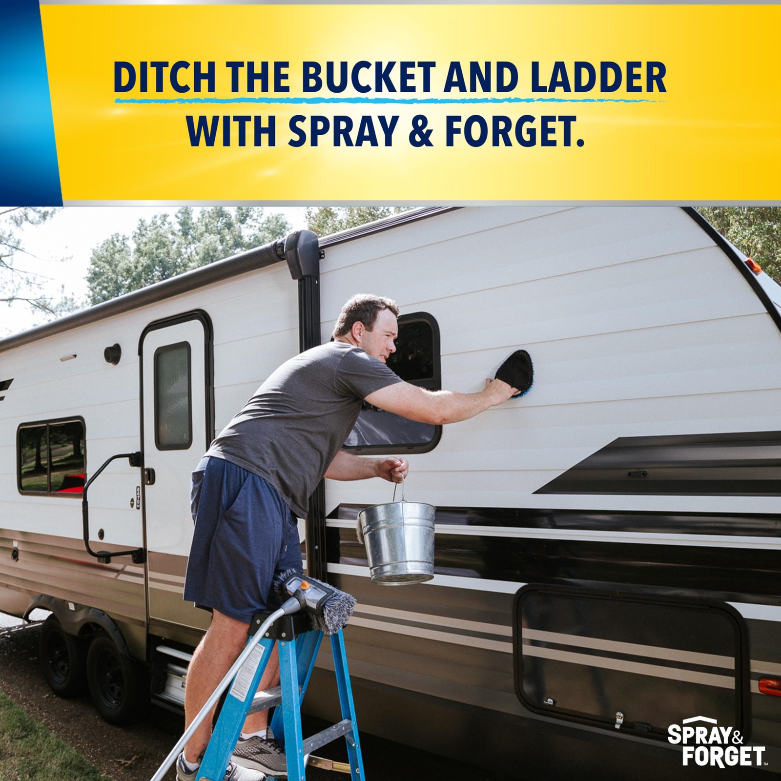RV & Camper Wash and Wax Combo, Includes RV & Camper Wash (1 Quart) and RV & …