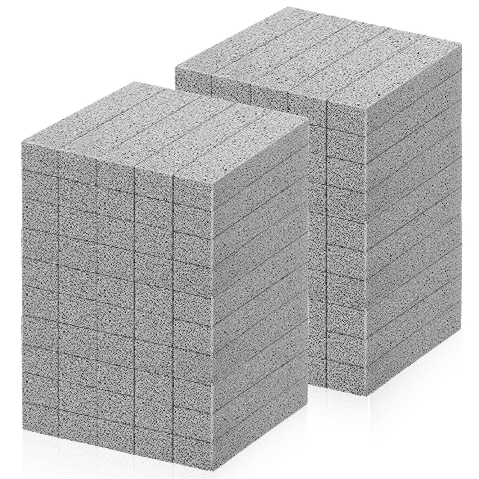 100 Pcs Pumice Cleaning Sticks – Hard Water Stain Remover for Toilets, Grills, S