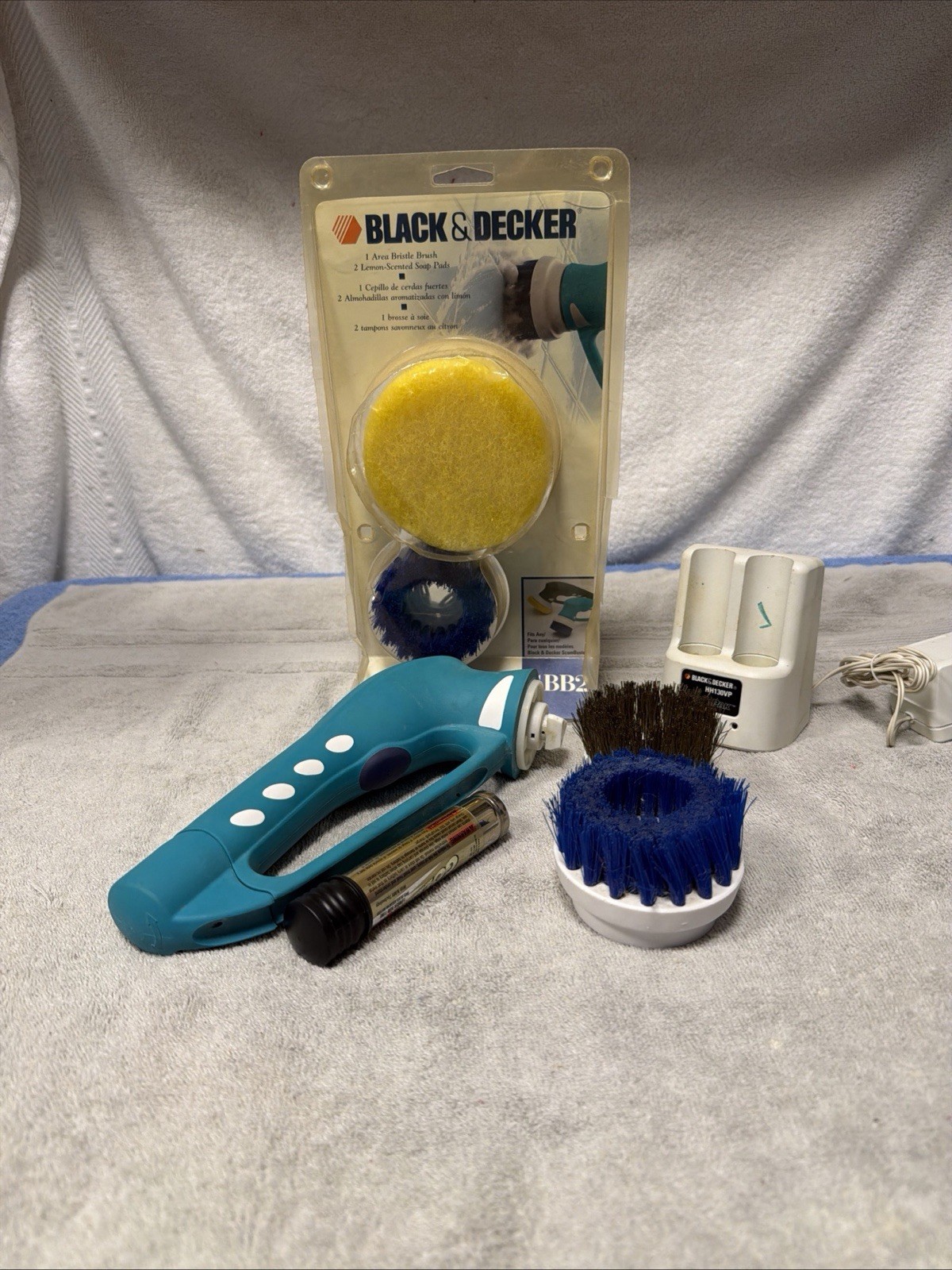 Black & Decker Scum Buster Cordless Power Scrubber Model SB400 Tested/ Works