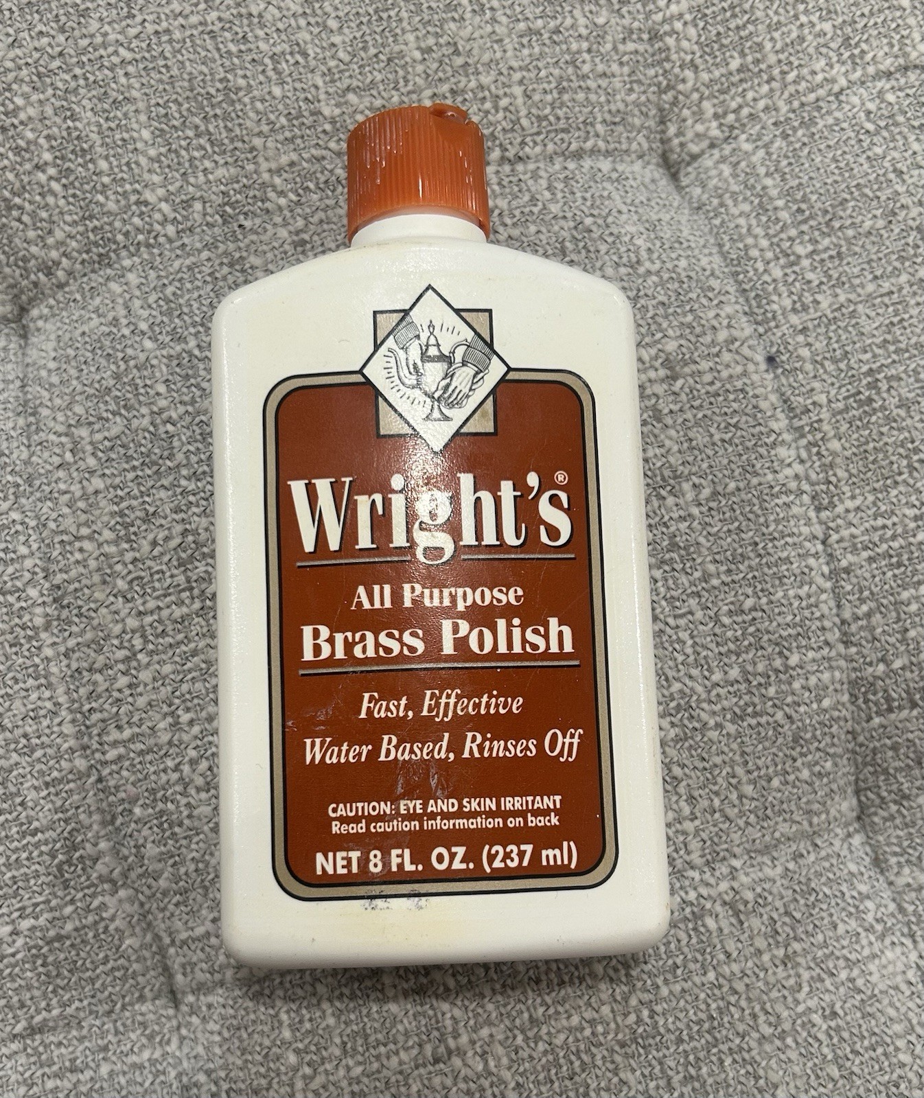 Wright’s All Purpose Brass Polish 8 fl oz Used 50% Full