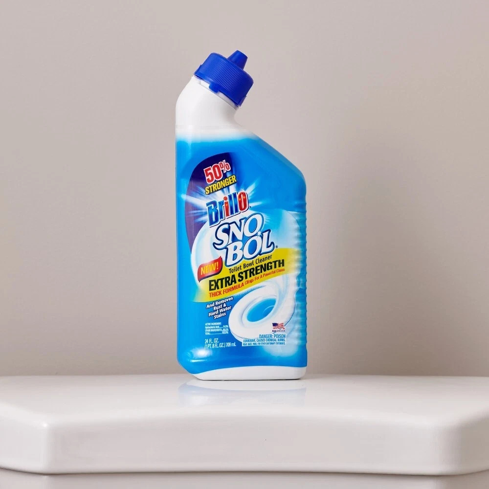 sno bol 24 ounce extra strength toilet bowl cleaner (50% stronger) pack of 3