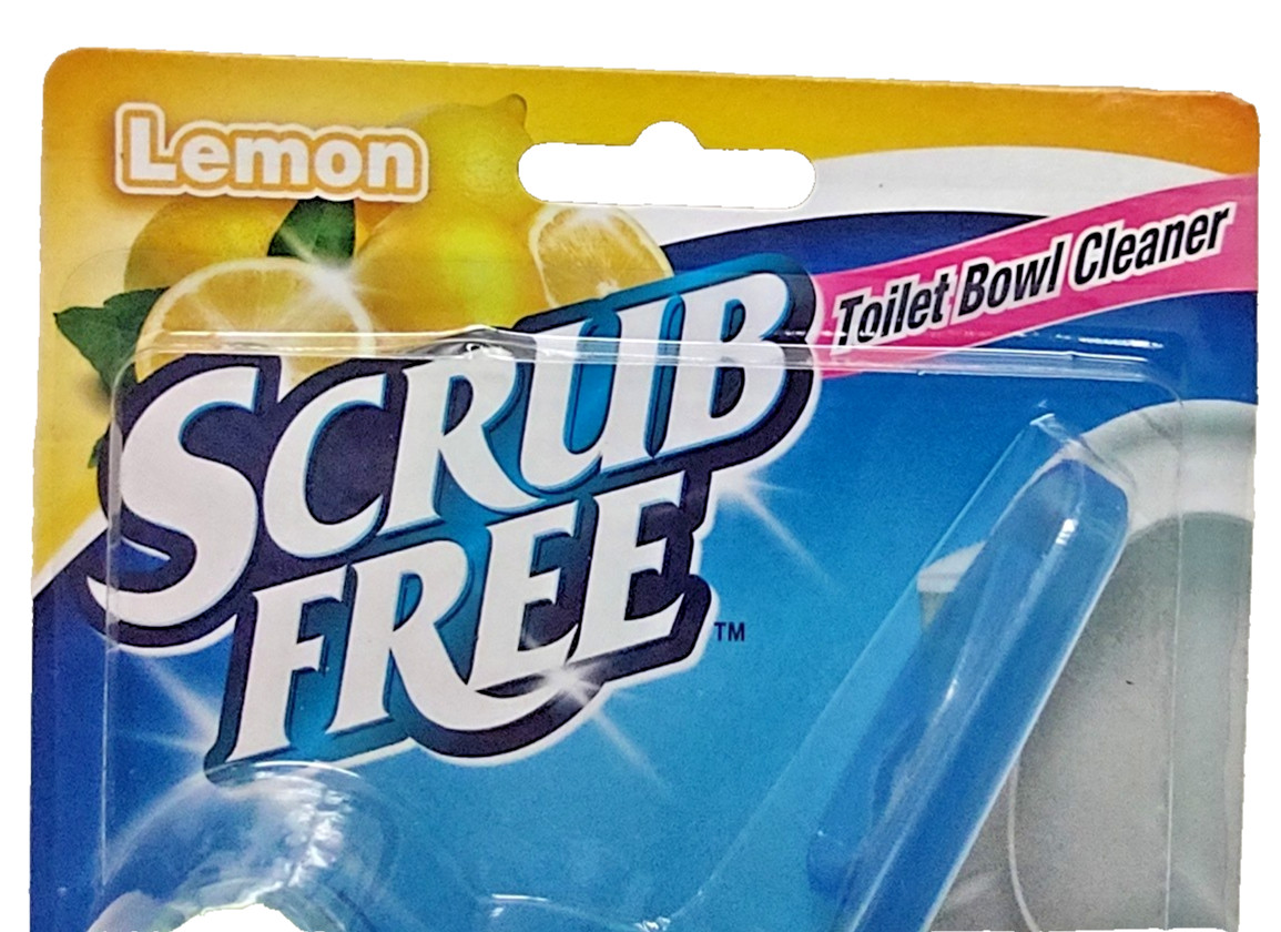 4x Scrub Free Lemon Automatic Toilet Cleaner Rim Hangerb 4x Balls 2 oz Ea SEALED