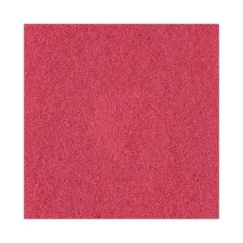 Boardwalk 4020RED Buffing Floor Pads, 20″ Diameter, Red, 5/Carton