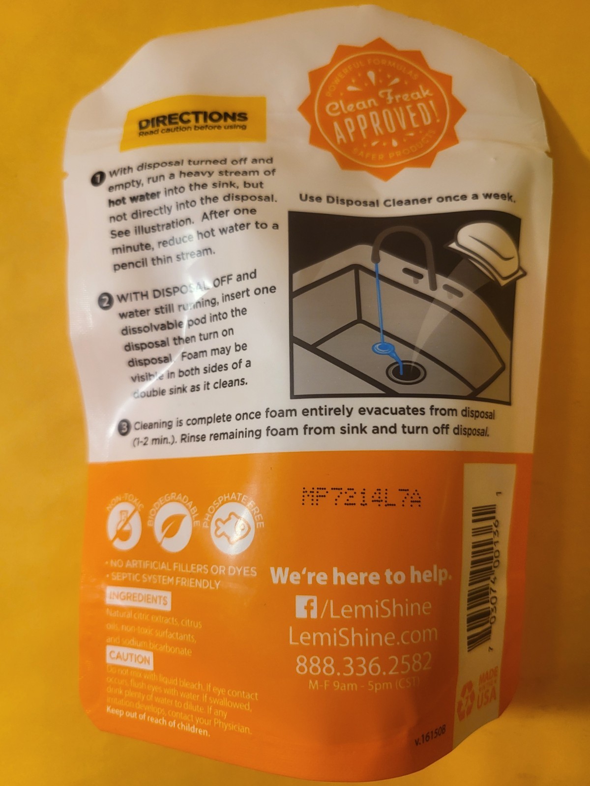 Affresh + Lemi Shine Disposal cleaner tablets – 14 tablets total