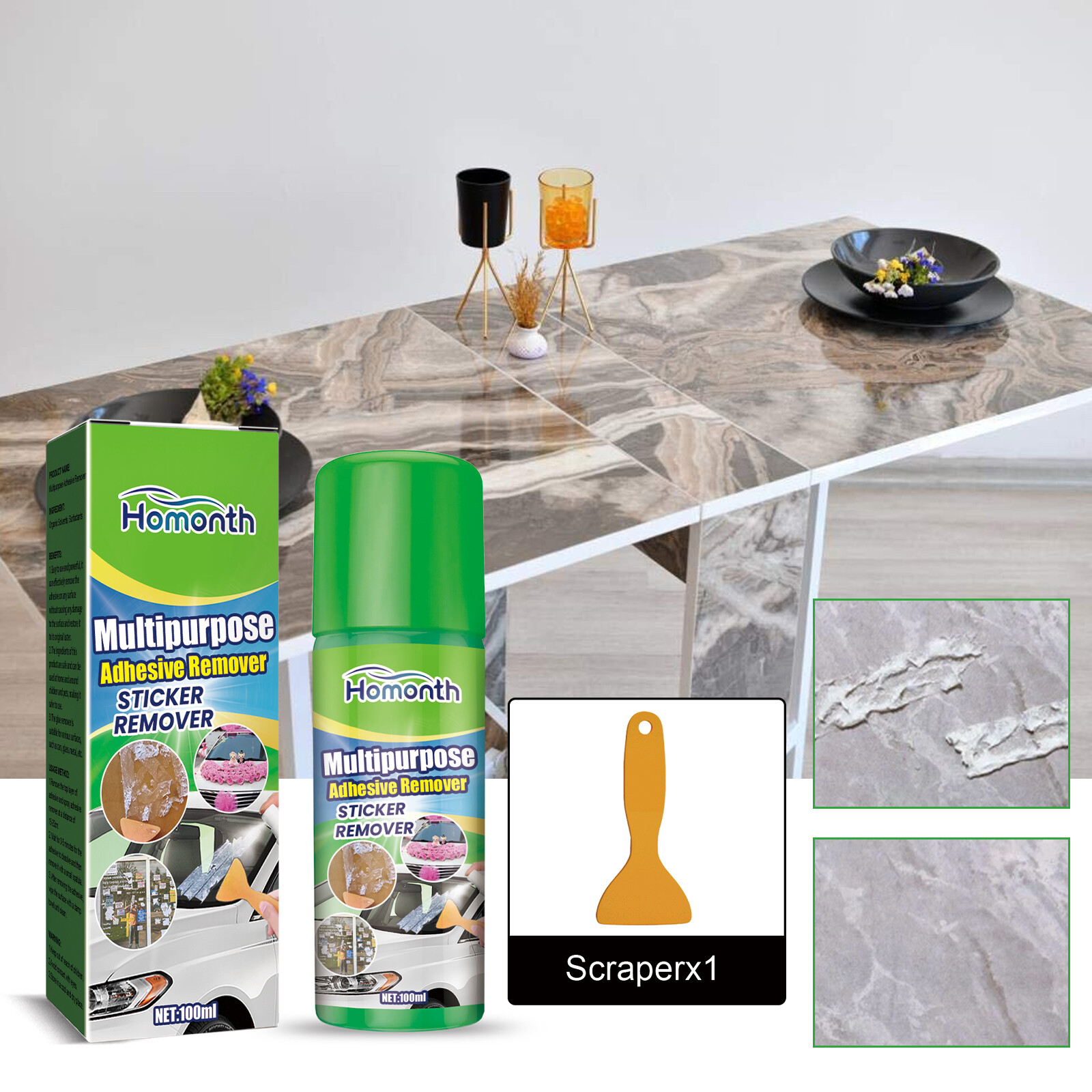 100ML Professional Strength Glue Remover Gel for Tough Stain Cleaning Solution
