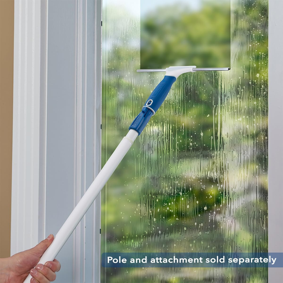 12” Glass & Surface Squeegee – Multipurpose Rubber Blade Squeegee for Shower Gla