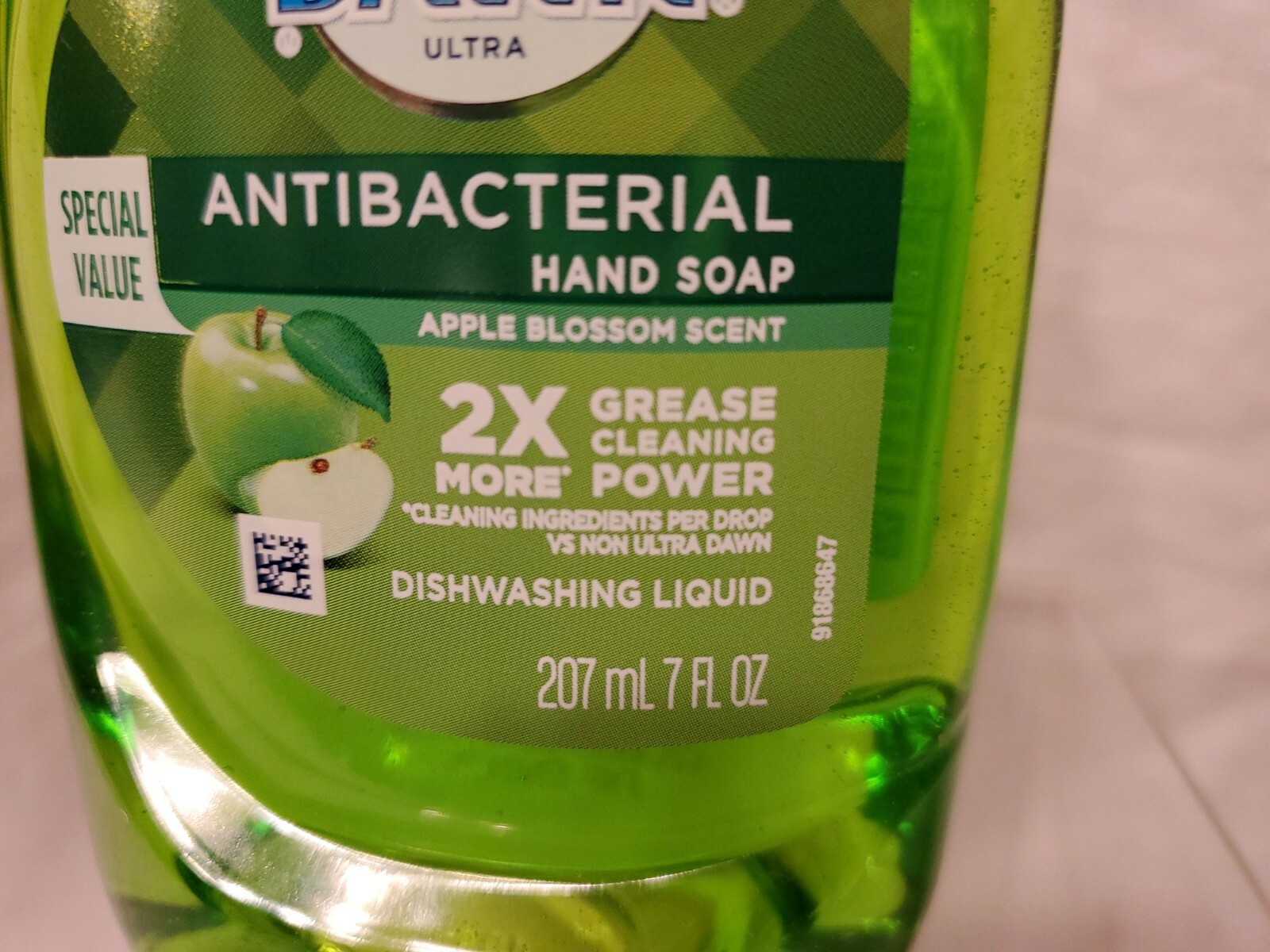 7 FL OZ Dawn Ultra Dishwashing Dish Soap Liquid Apple Blossom